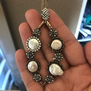 Opal long necklace